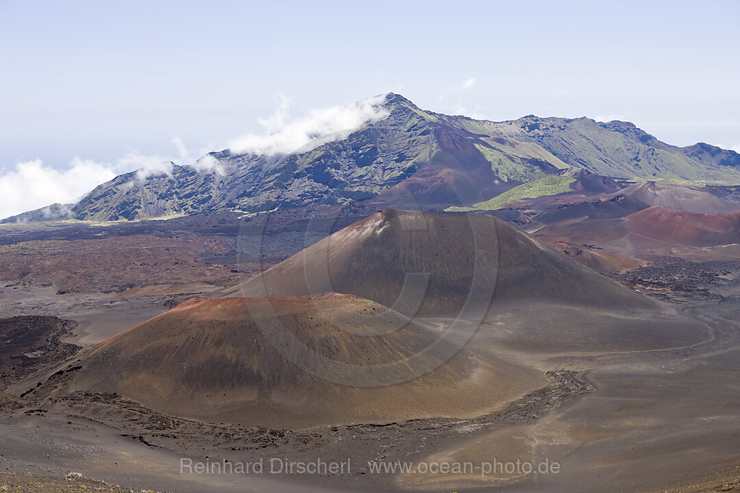 Crater of Haleakala Volcano