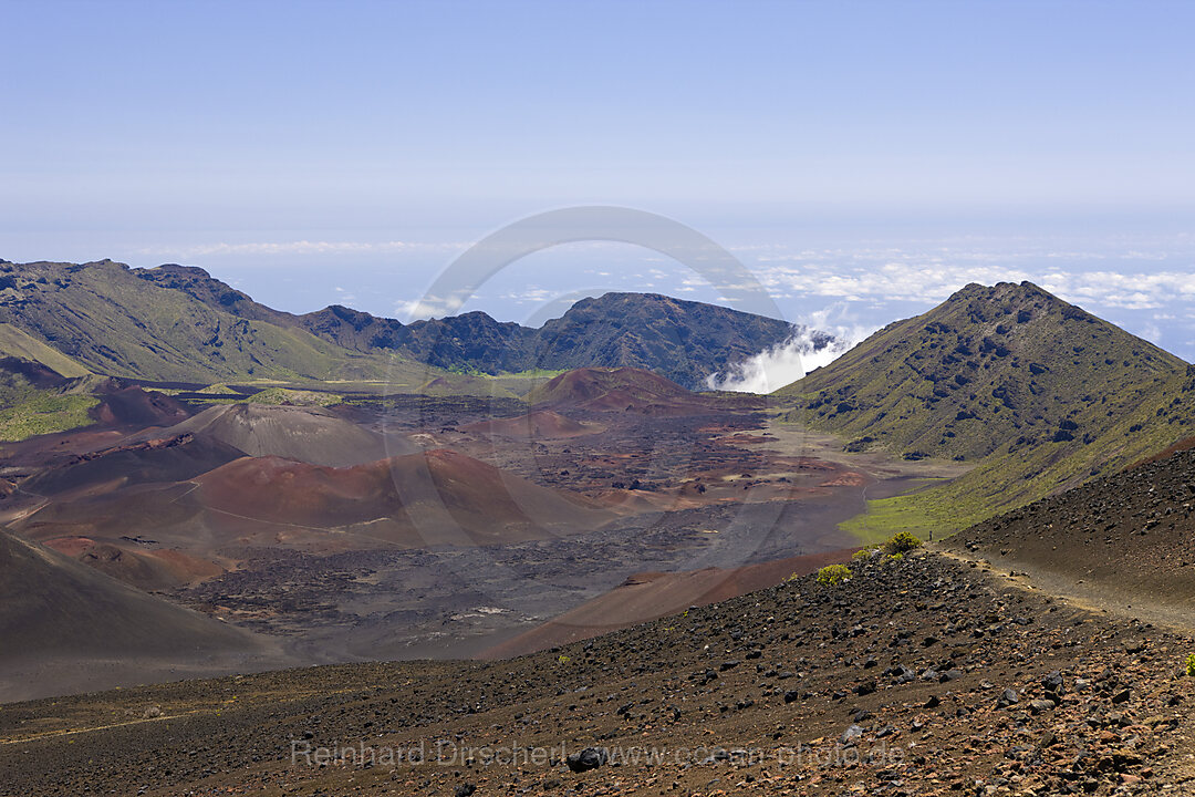 Krater des Haleakala Vulkan