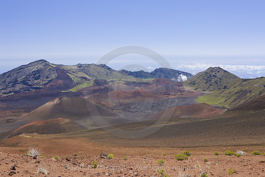 Krater des Haleakala Vulkan