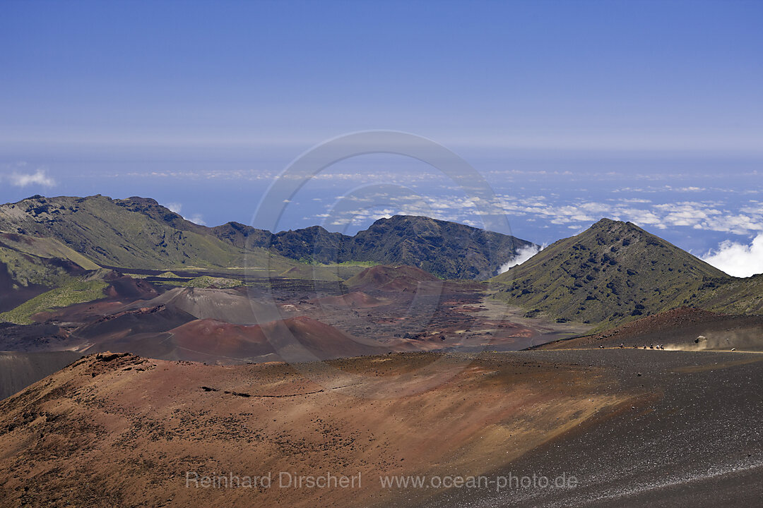 Krater des Haleakala Vulkan