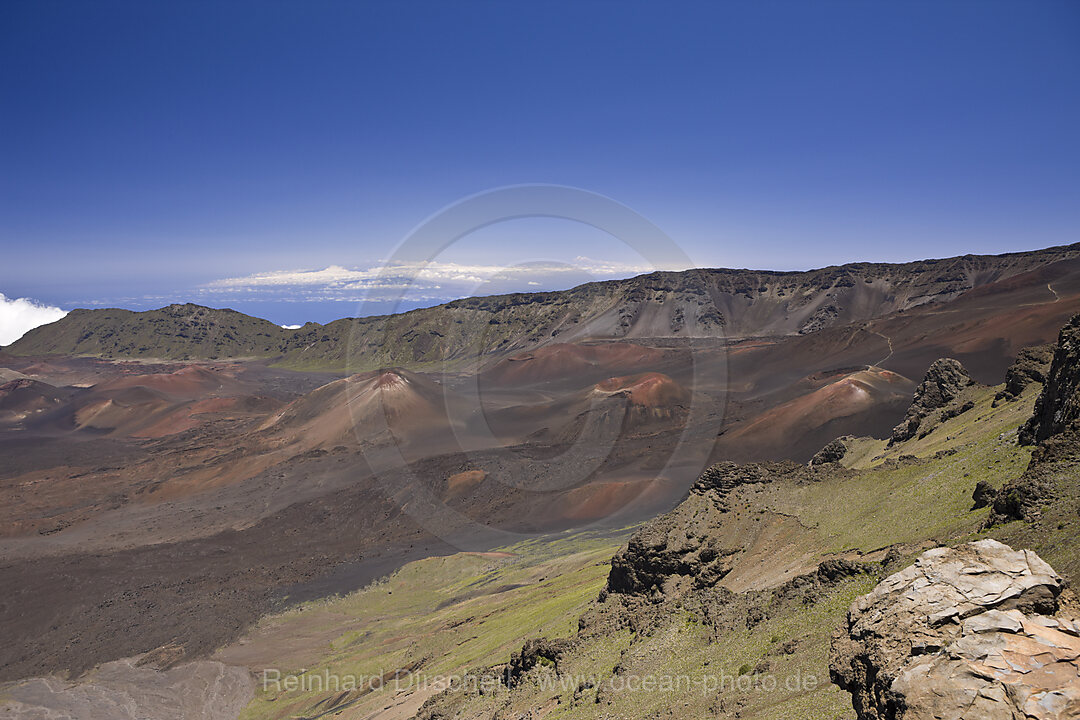 Krater des Haleakala Vulkan, Maui, Hawaii, USA