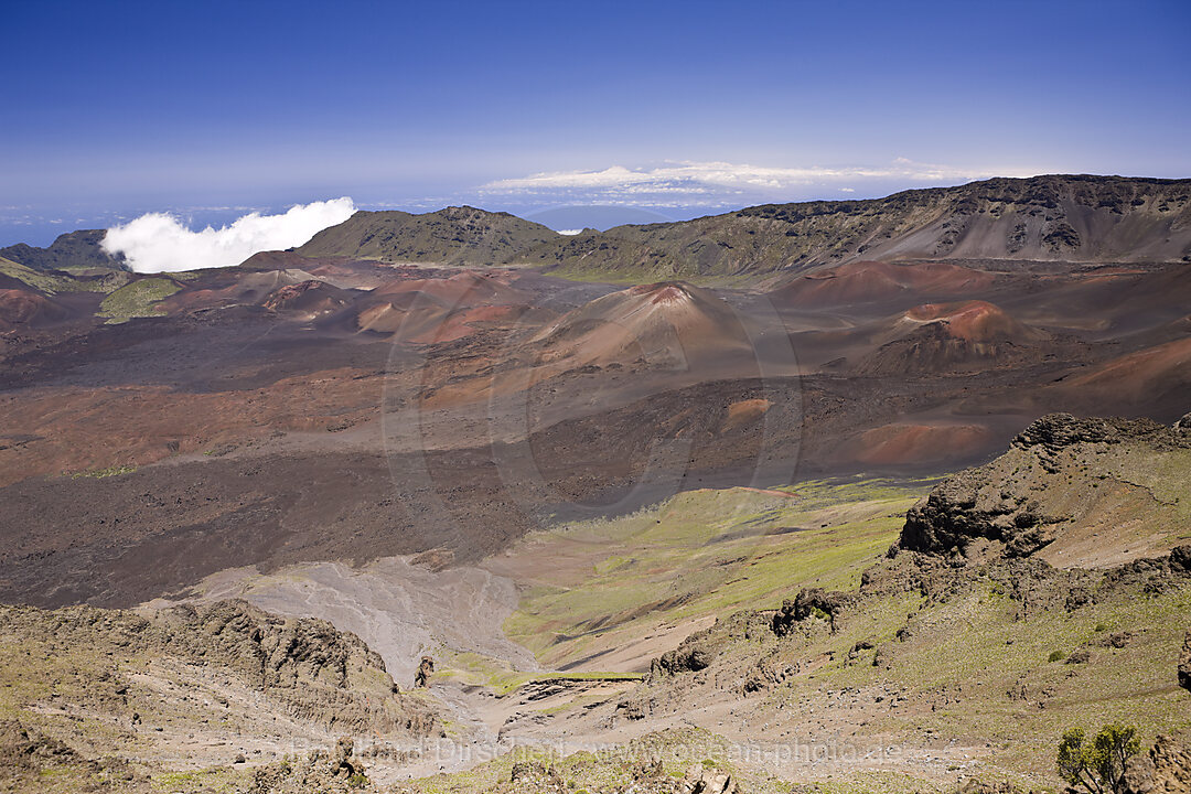 Krater des Haleakala Vulkan, Maui, Hawaii, USA