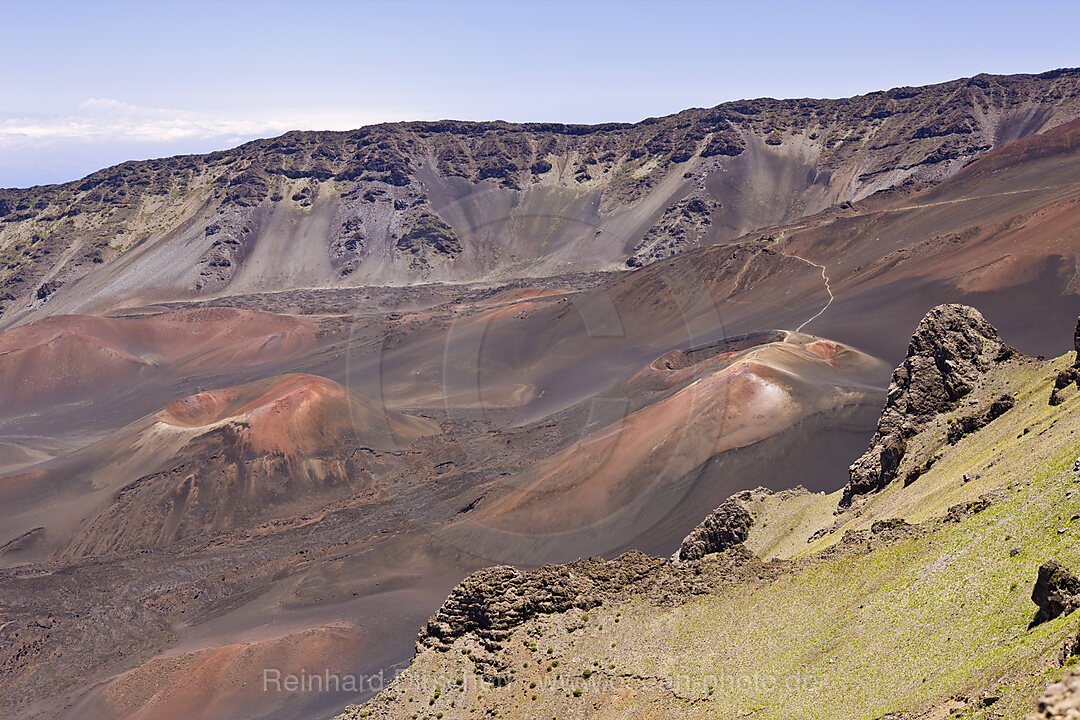 Krater des Haleakala Vulkan, Maui, Hawaii, USA