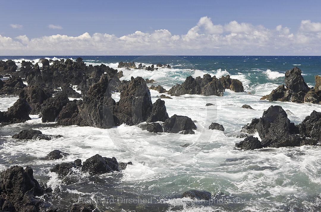 Keanae Point an der Strasse nach Hana, Maui, Hawaii, USA