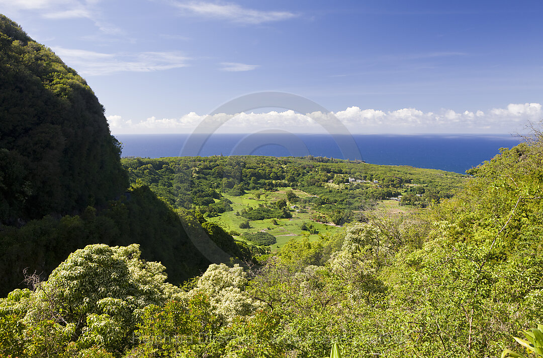 Ausblick an der Strasse nach Hana