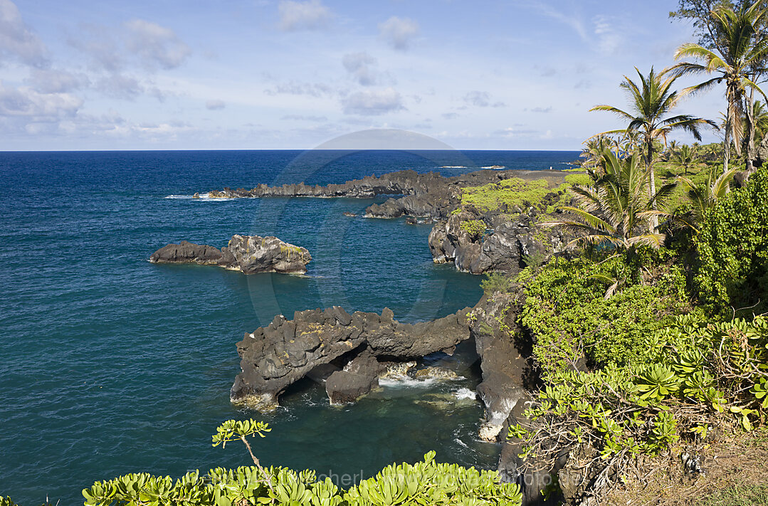 View at Waianapanapa State Park on Road to Hana