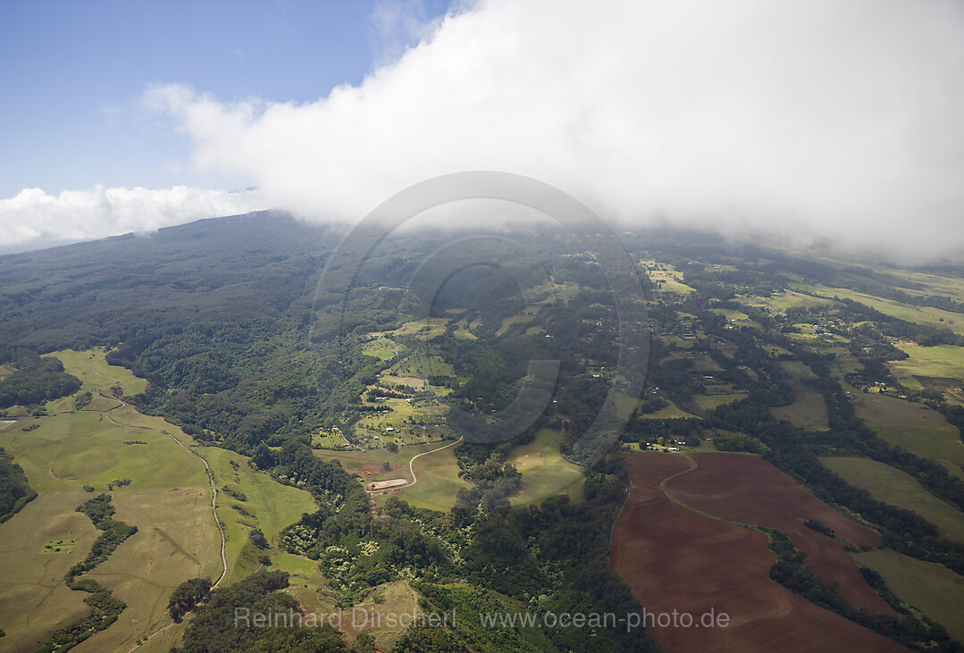 Flanken des Haleakala Vulkan, Maui, Hawaii, USA