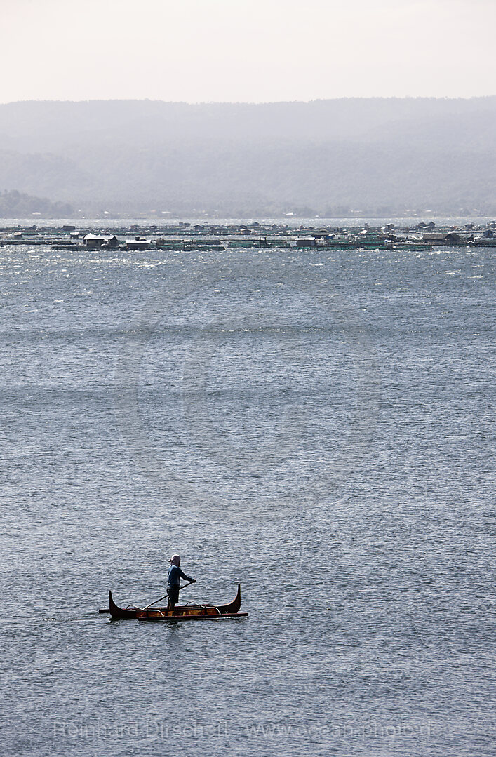 Fisherman on Lake Taal
