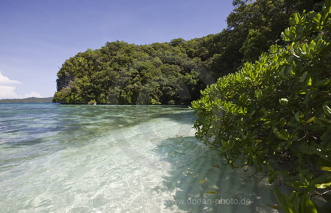 Strand in den Rock Islands, Mikronesien, Palau