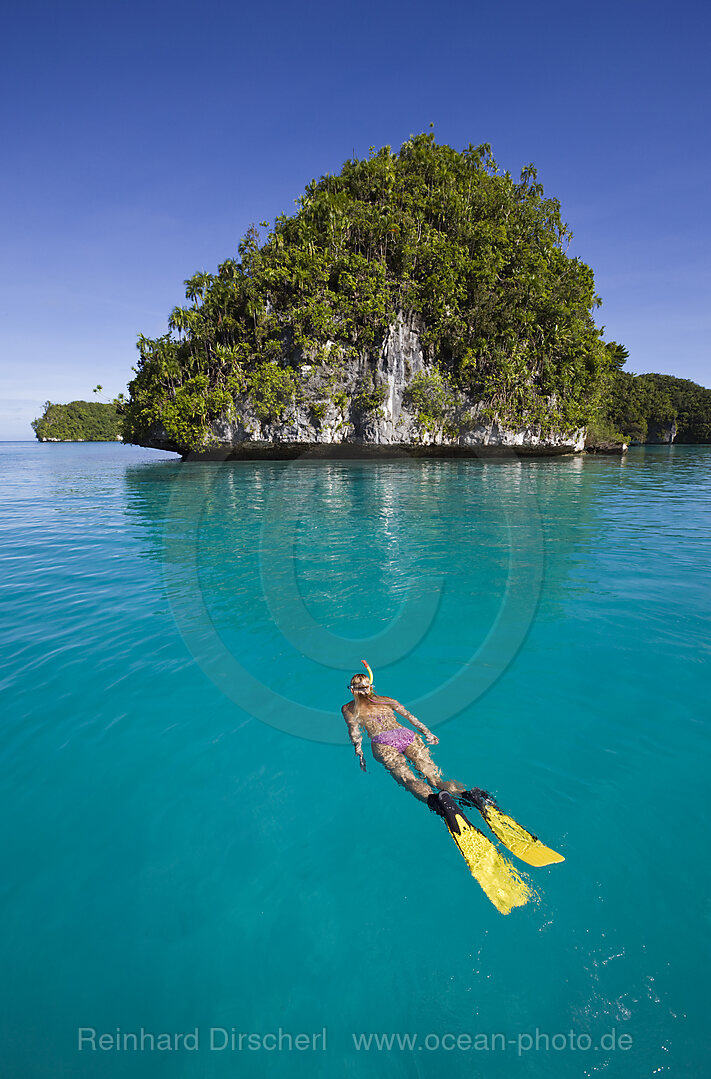 Schnorcheln in den Rock Islands, Mikronesien, Palau