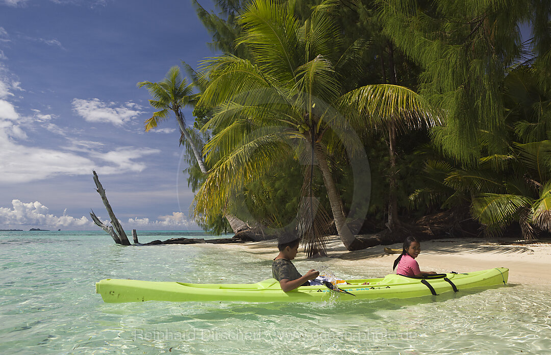 Kajak fahren in Palau, Mikronesien, Palau