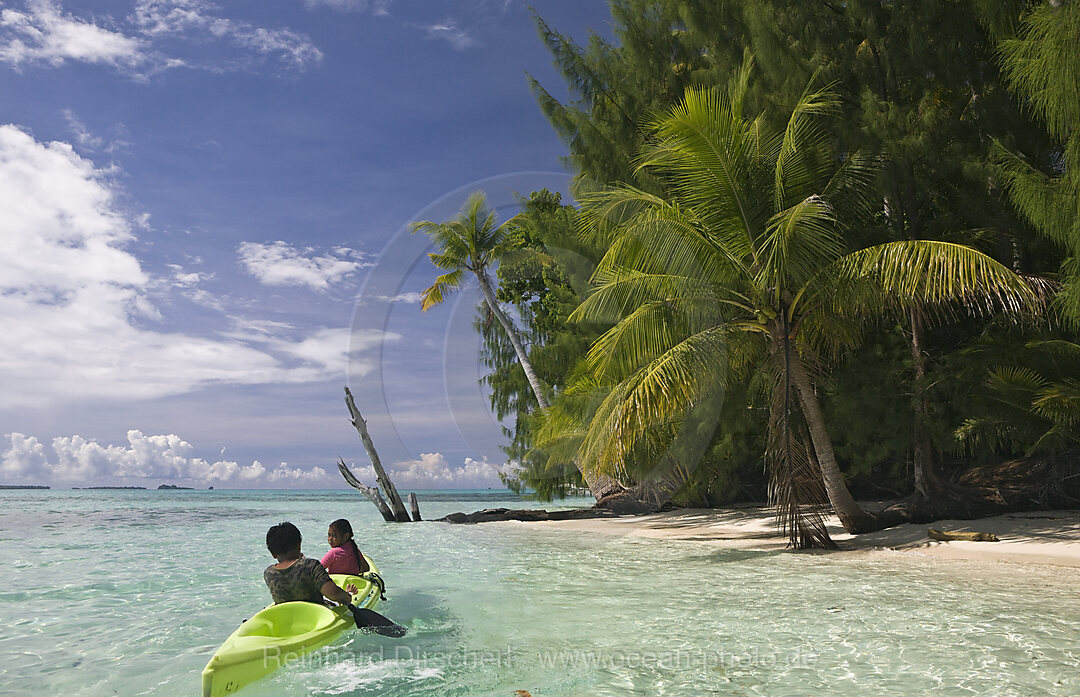 Kajak fahren in Palau, Mikronesien, Palau