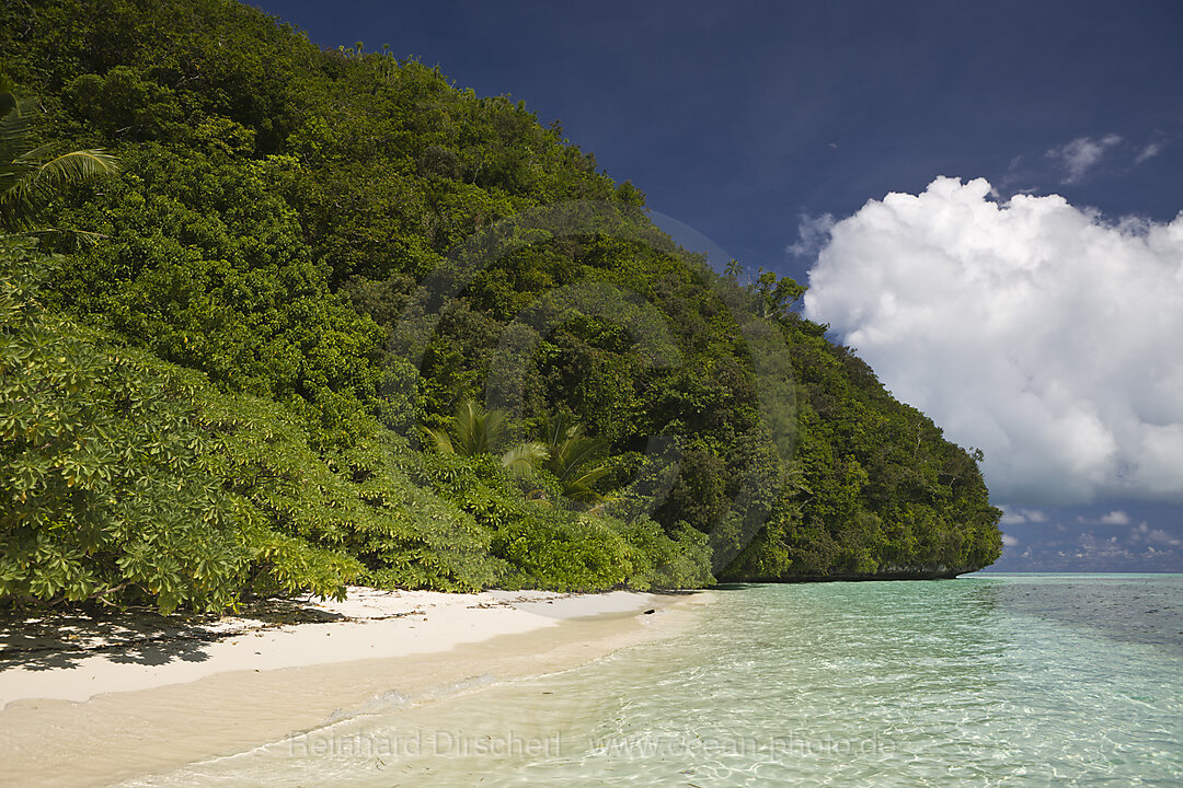 Traumstrand von Palau, Mikronesien, Palau