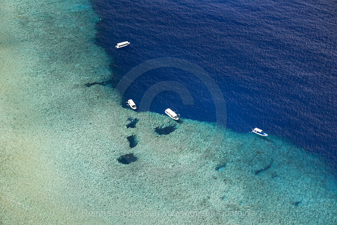 Aerial View of Divespot Blue Hole