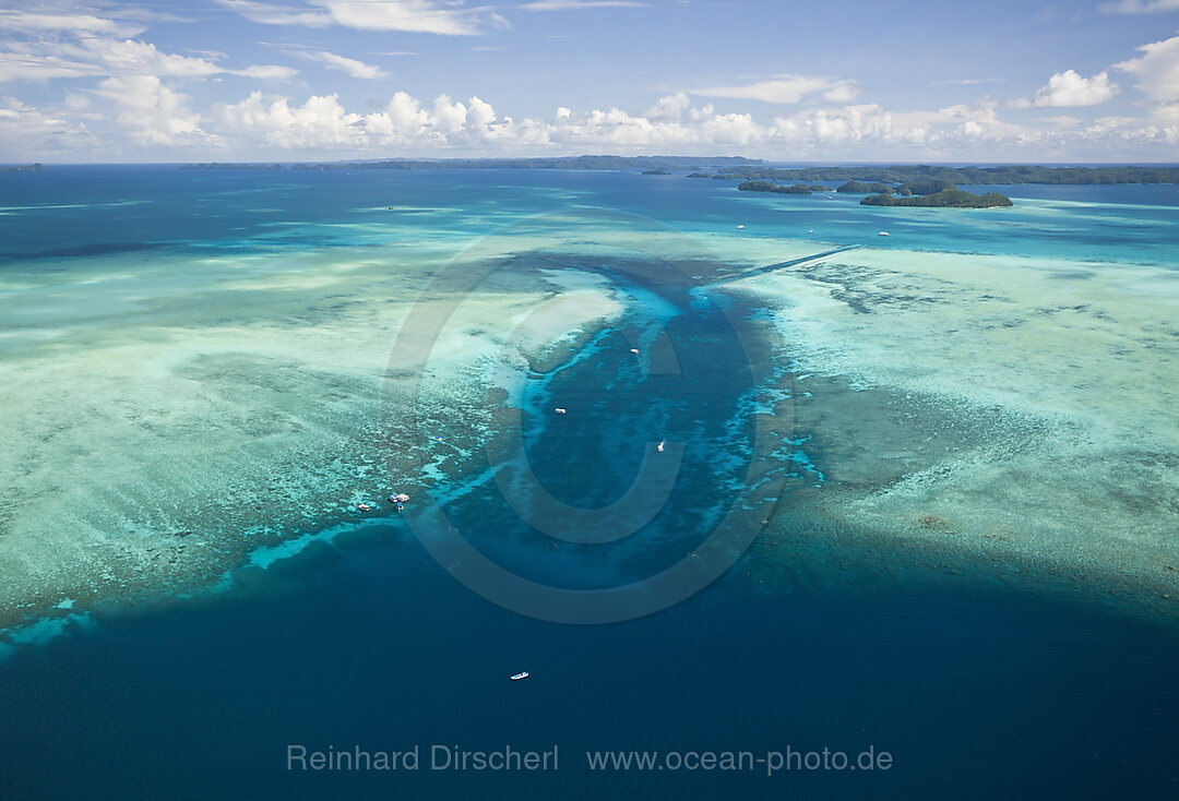 Aerial View of Divespot German Channel
