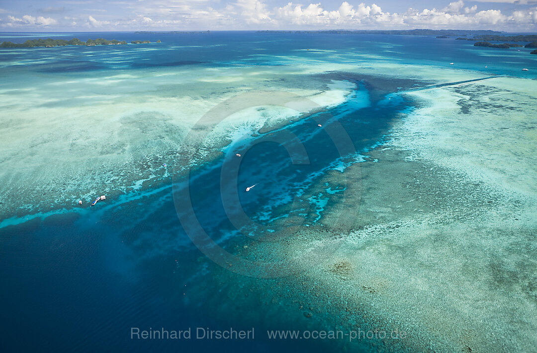 Aerial View of Divespot German Channel