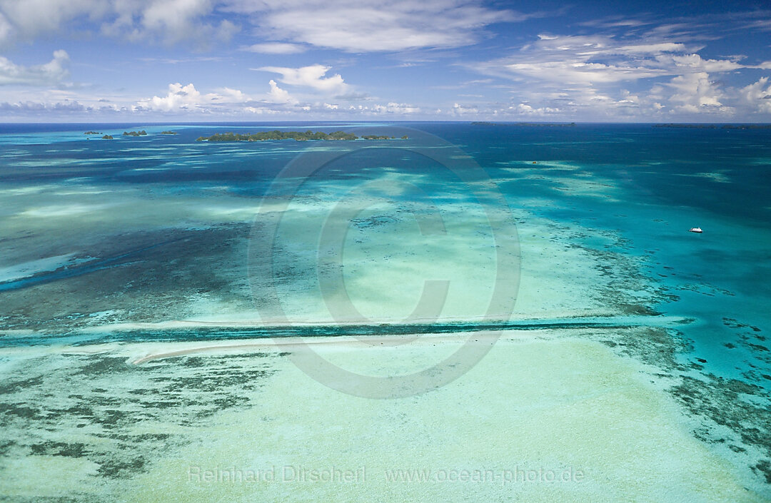 Aerial View of Divespot German Channel