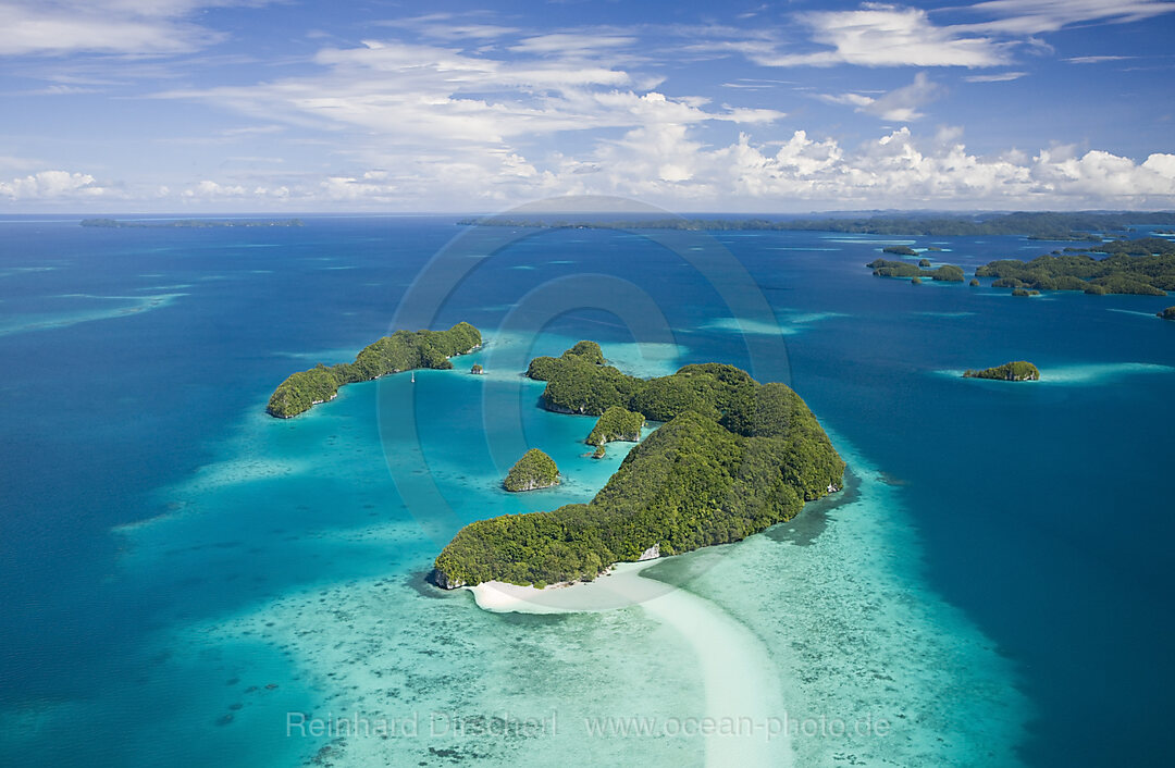 Insel Long Beach in den Rock Islands, Mikronesien, Palau