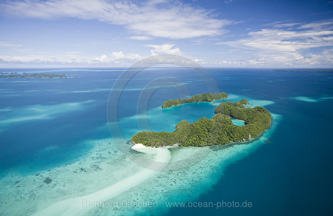 Insel Long Beach in den Rock Islands, Mikronesien, Palau