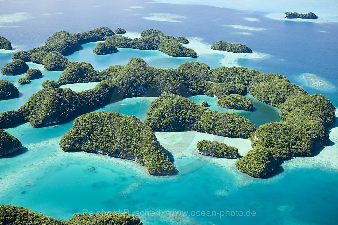 Aerieal View of Seventy Islands