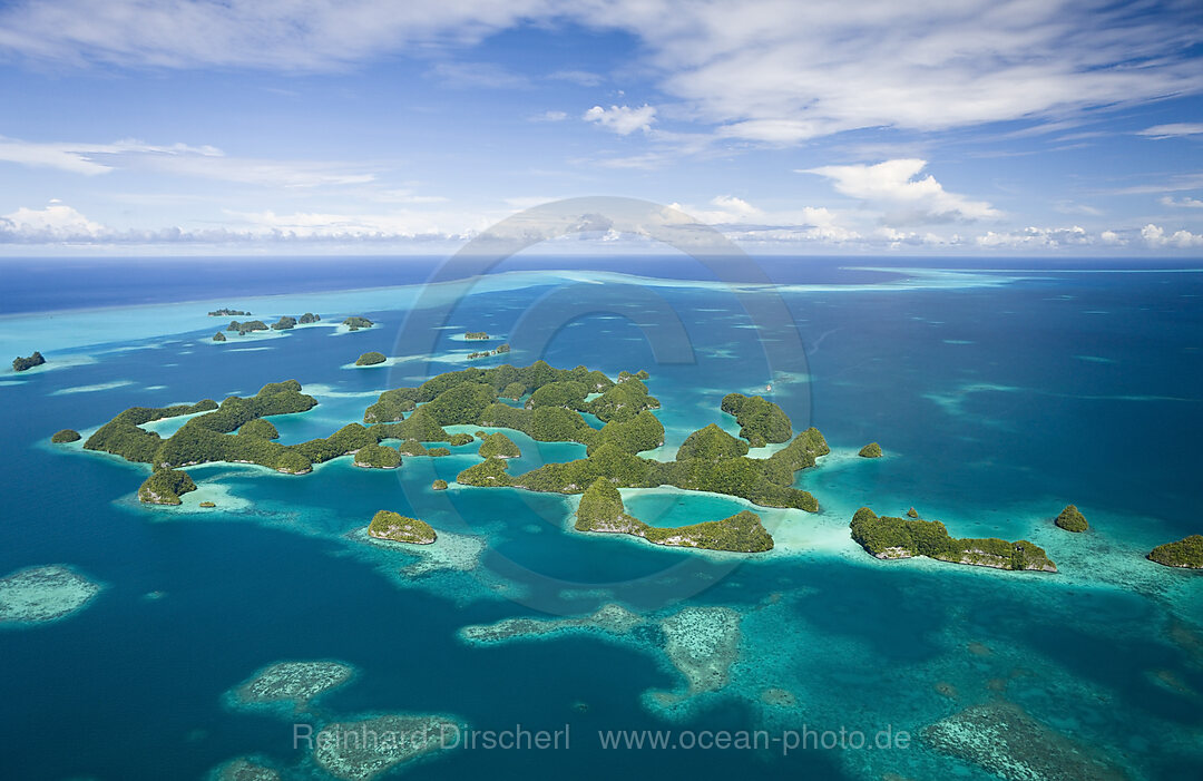 Aerieal View of Seventy Islands