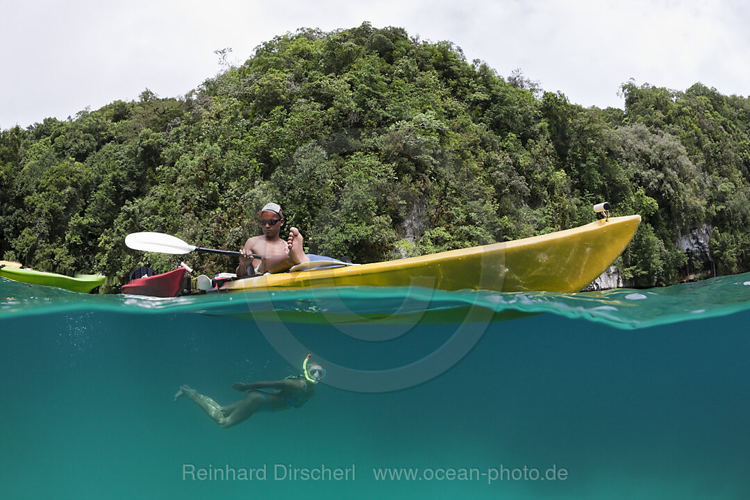 Schnorcheln in den Rock Islands, Risong Bay Mikronesien, Palau