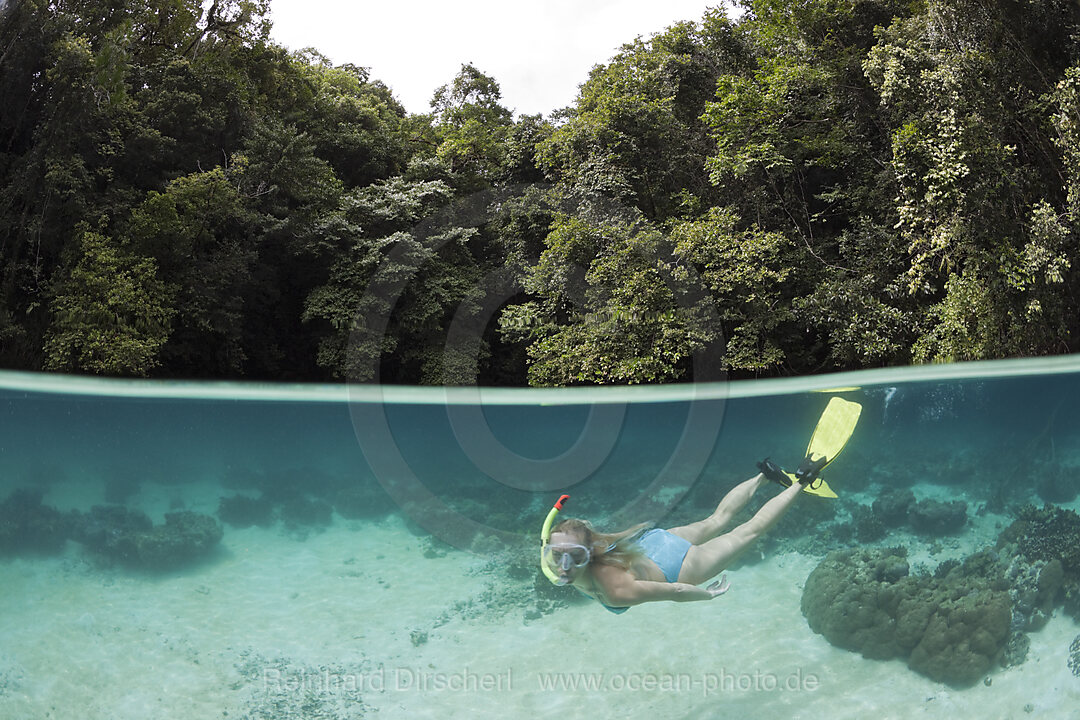 Schnorcheln in der Risong Bay, Risong Bay Mikronesien, Palau