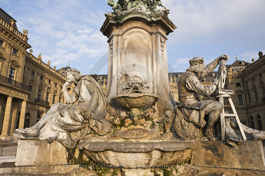 Frankonia-Brunnen der Wuerzburger Residenz