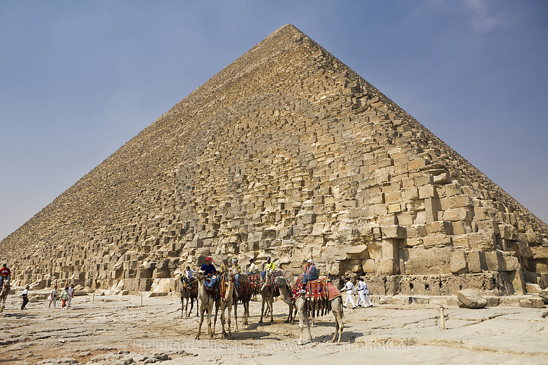 Camel Driver in Front of Pyramid of Cheops