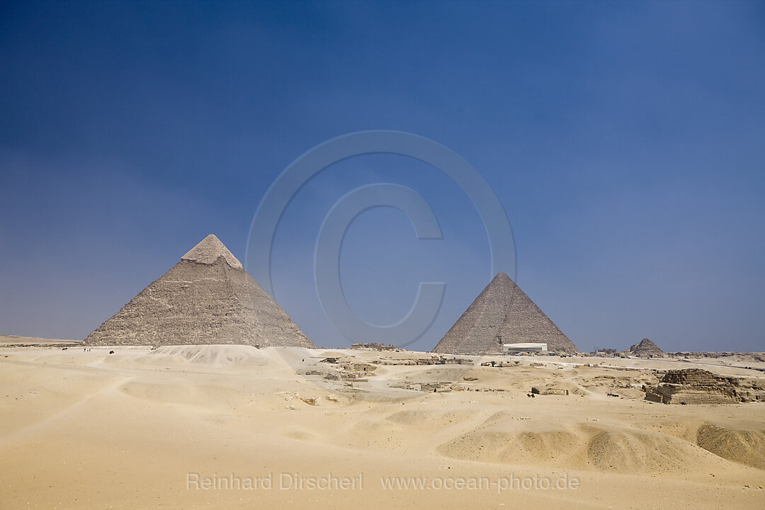 Pyramid of Khafra with Pyramid of Cheops in Background