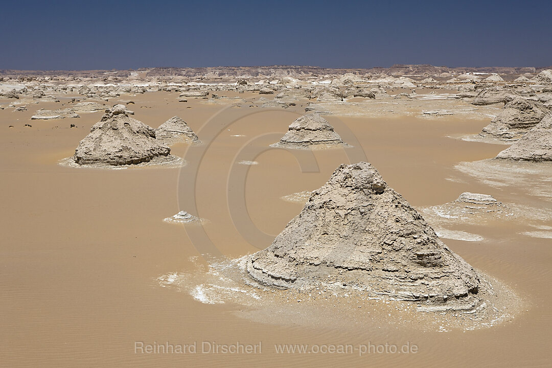 Landschaft in Nationalpark Weisse Wueste