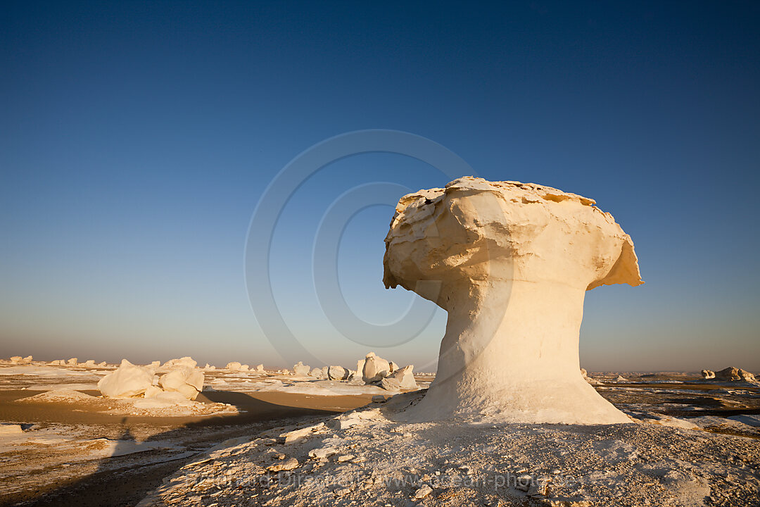Landschaft in Nationalpark Weisse Wueste