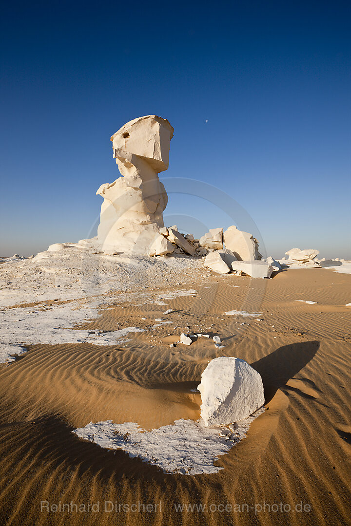 Landschaft in Nationalpark Weisse Wueste
