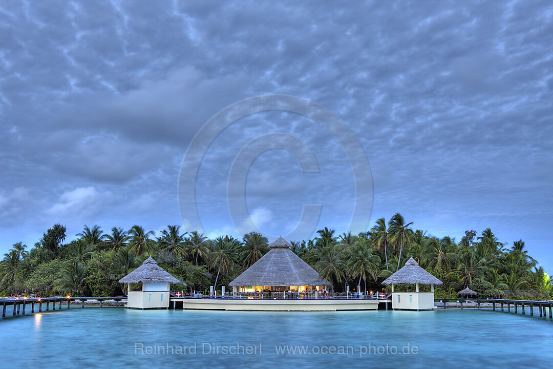 Abendstimmung auf der Malediveninsel Ellaidhoo