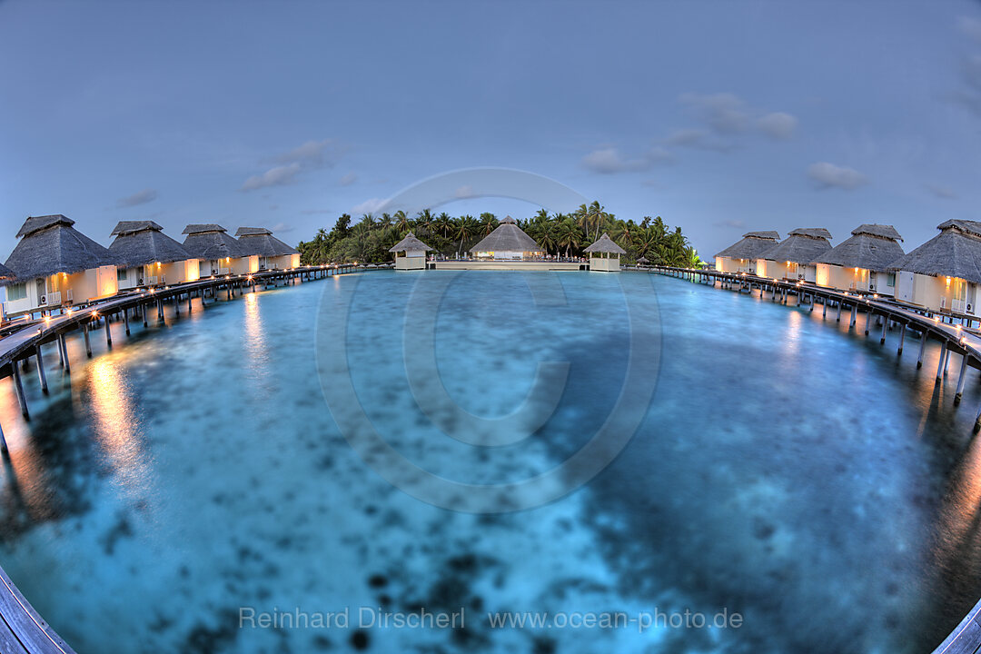 Abendstimmung auf der Malediveninsel Ellaidhoo