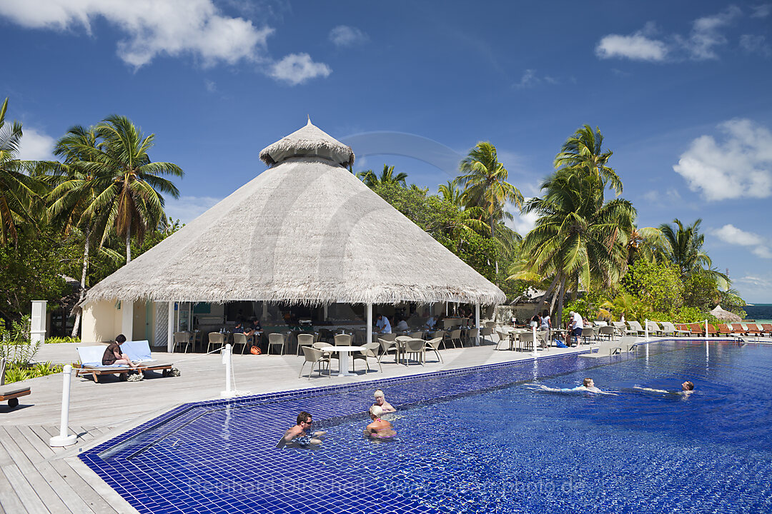 Pool of Maldive Island Ellaidhoo