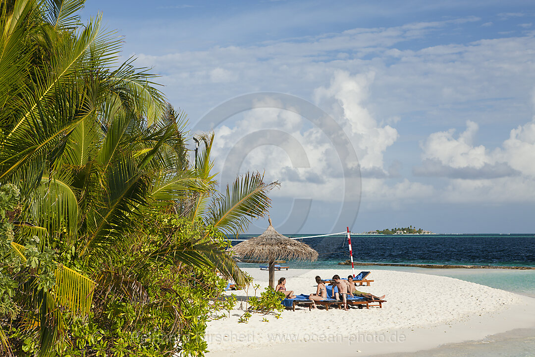 Beach of Maldive Island Ellaidhoo