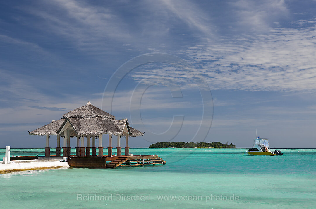Lagoon of Maldive Island Kandooma