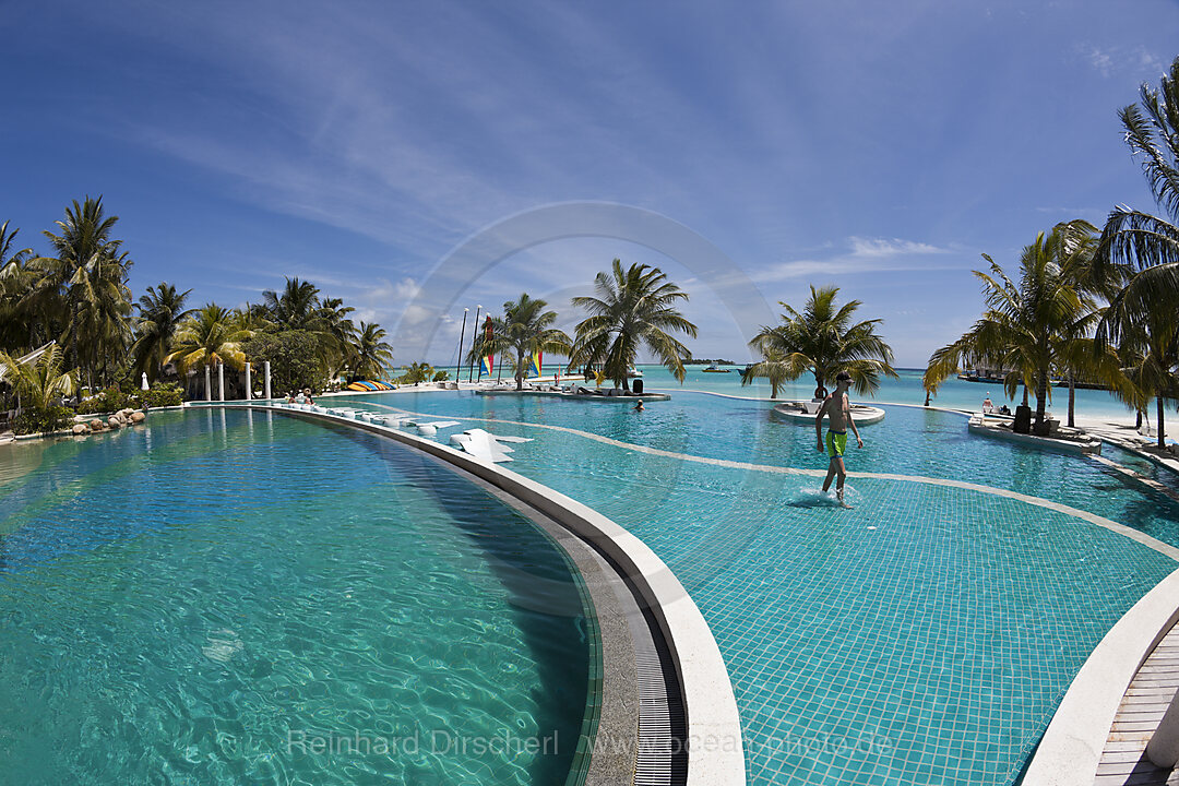 Pool of Maldive Island Kandooma