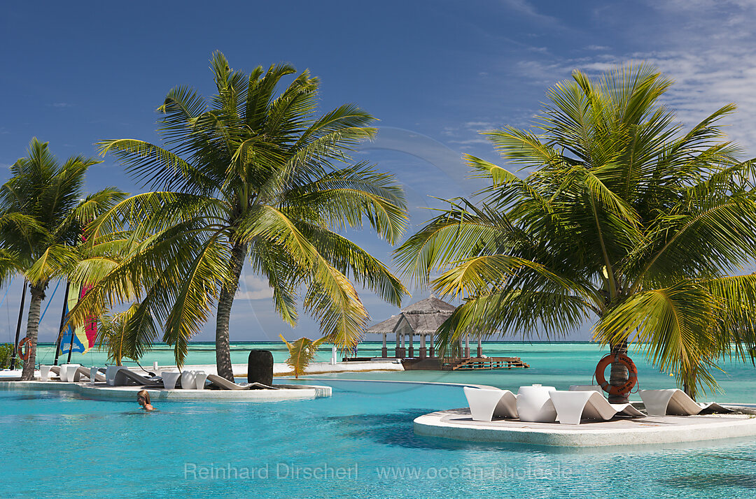 Pool of Maldive Island Kandooma