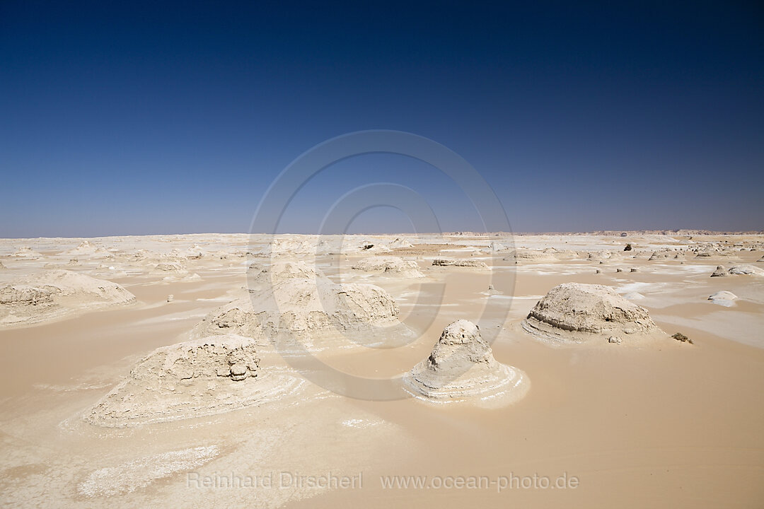 Cone Formations of Limestone in White Desert National Park