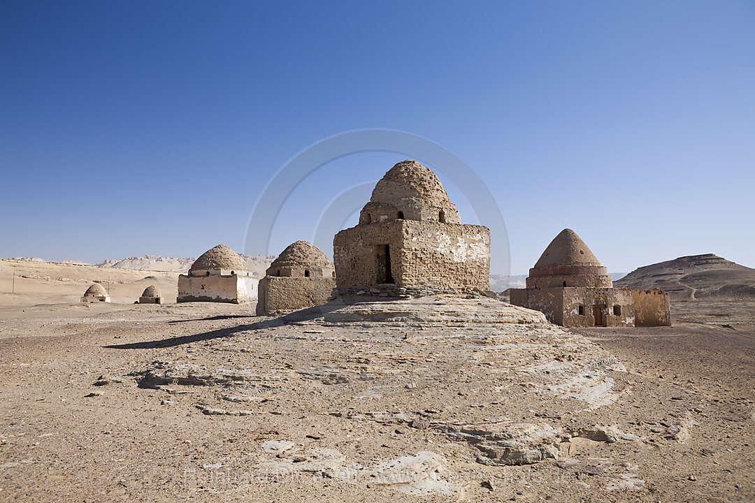 Tombs at El Qasr in Dakhla Oasis