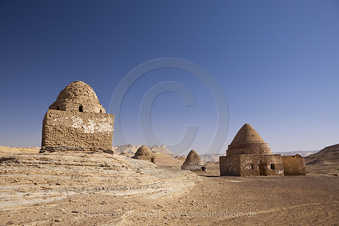 Tombs at El Qasr in Dakhla Oasis
