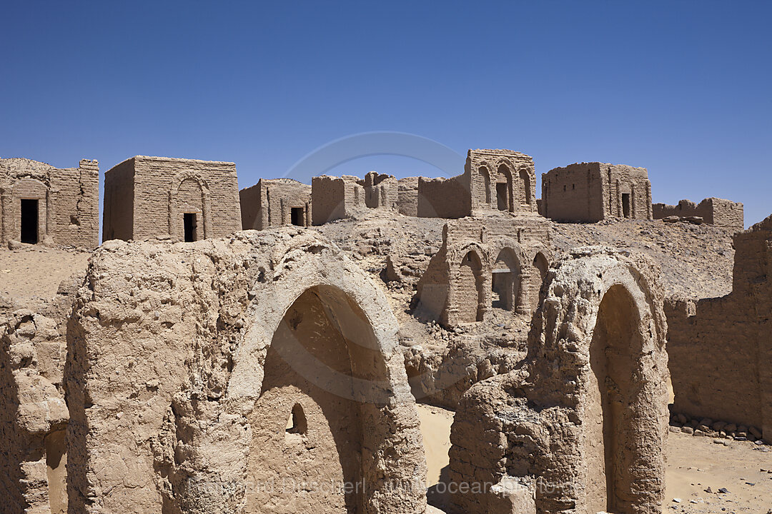 Necropolis of al-Bagawat Cemetery in Charga Oasis