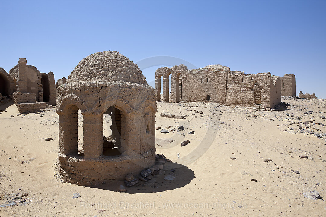 Necropolis of al-Bagawat Cemetery in Charga Oasis