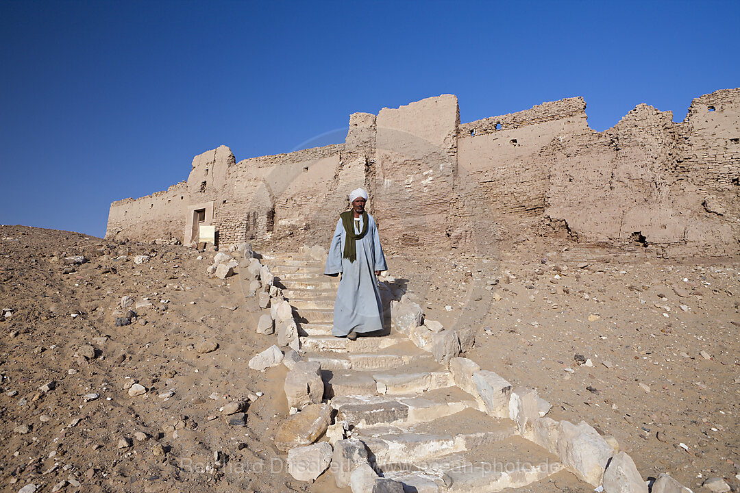 Ruins of El-Ghweita Temple in Charga Oasis