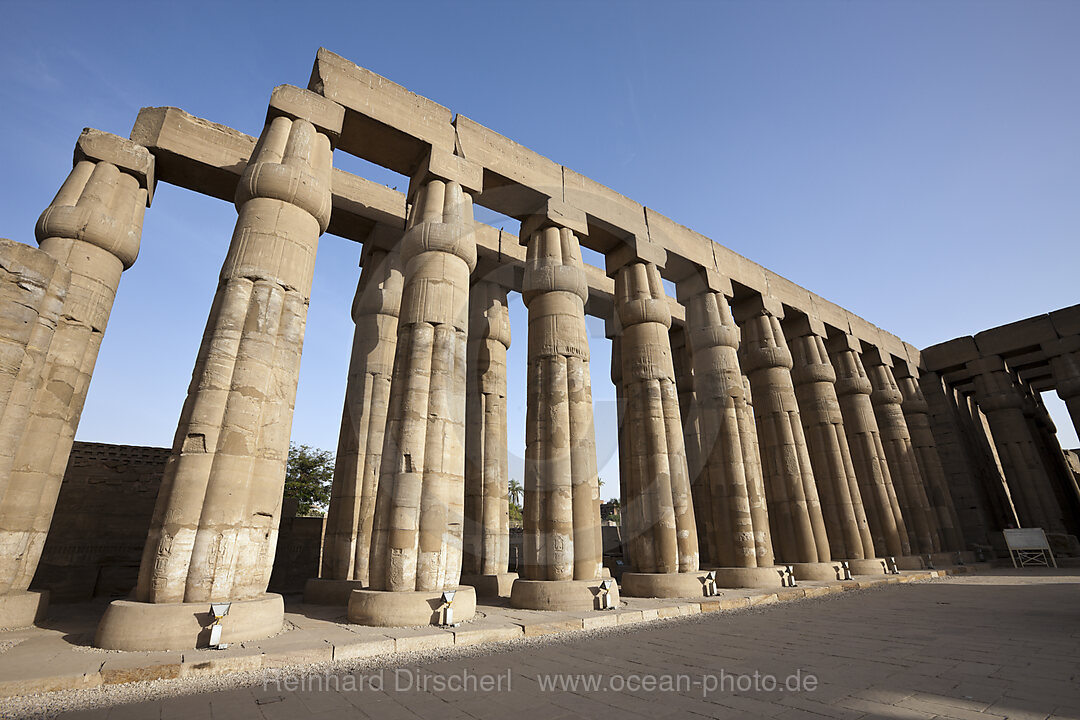 Saeulenhof von Luxor-Tempel