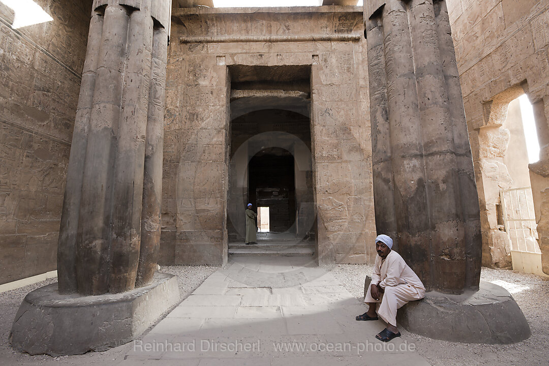 Columned Hall inside Luxor Temple