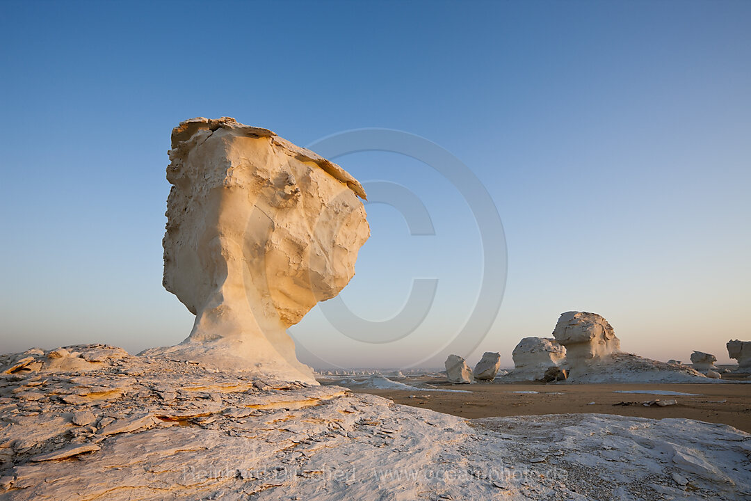 Formationen in Nationalpark Weisse Wueste, Libysche Wueste, Aegypten