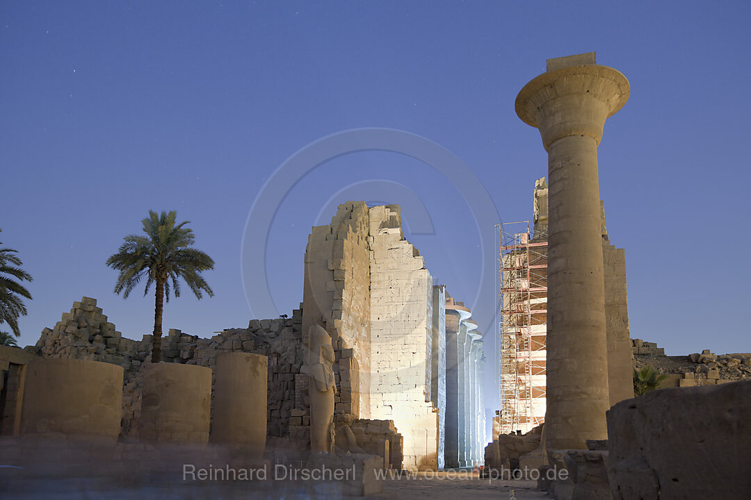 Light and Sound Show at Karnak Temple